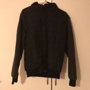 Black hoodie for winter weather